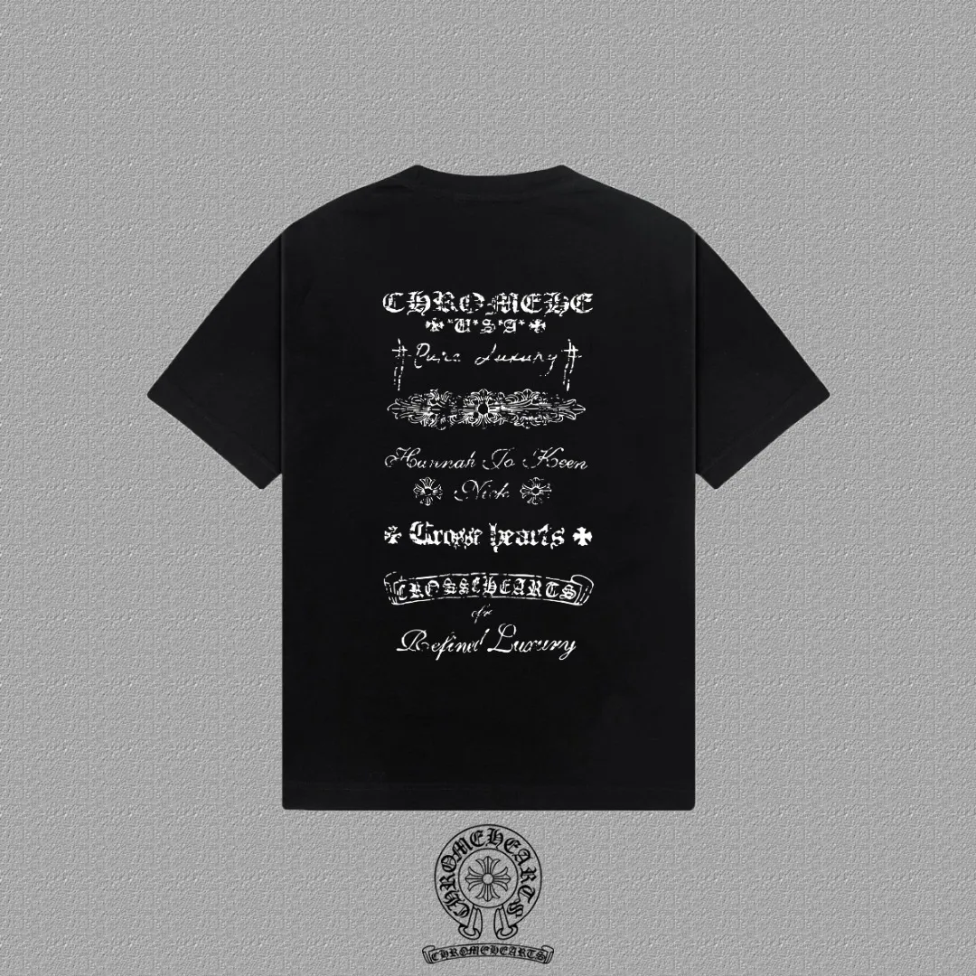 [CH ] 2026FW T LOGO Premium 26s Same Style ：Black White Purple Size：S M L XL 2XL